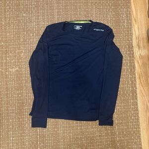 Brooks Navy Long Sleeve Tee